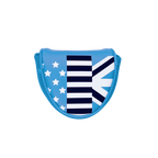 GoPlayer Putter Cover Big C Western Flag (Light Blue)