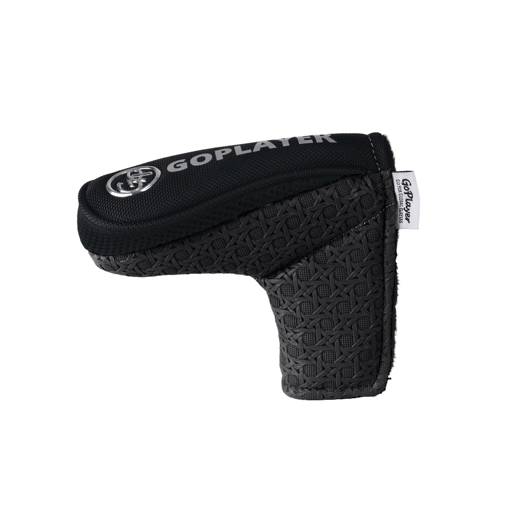 GoPlayer Embossed Putter Cover (L-shape, Black)