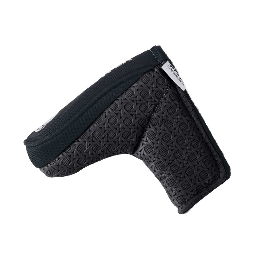 GoPlayer Embossed Putter Cover (L-shape, Black)