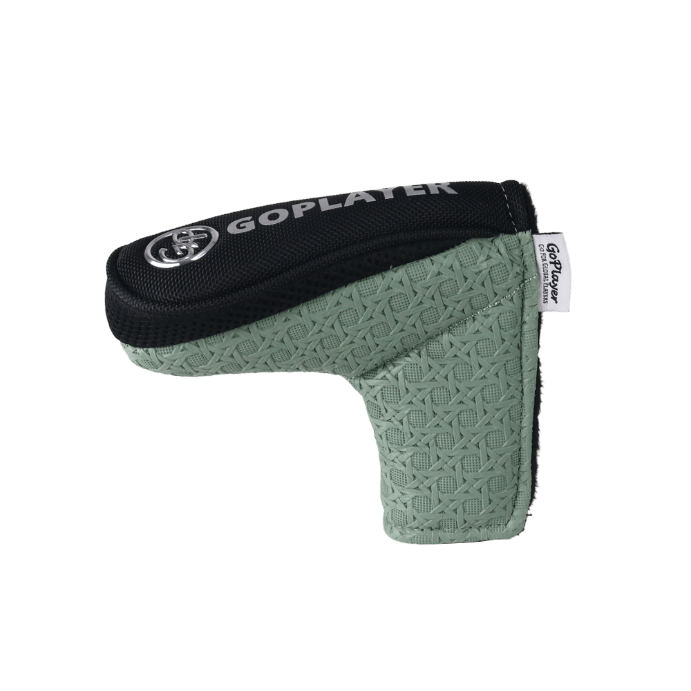GoPlayer 型押しL型パターカバー(ライトグリーン)