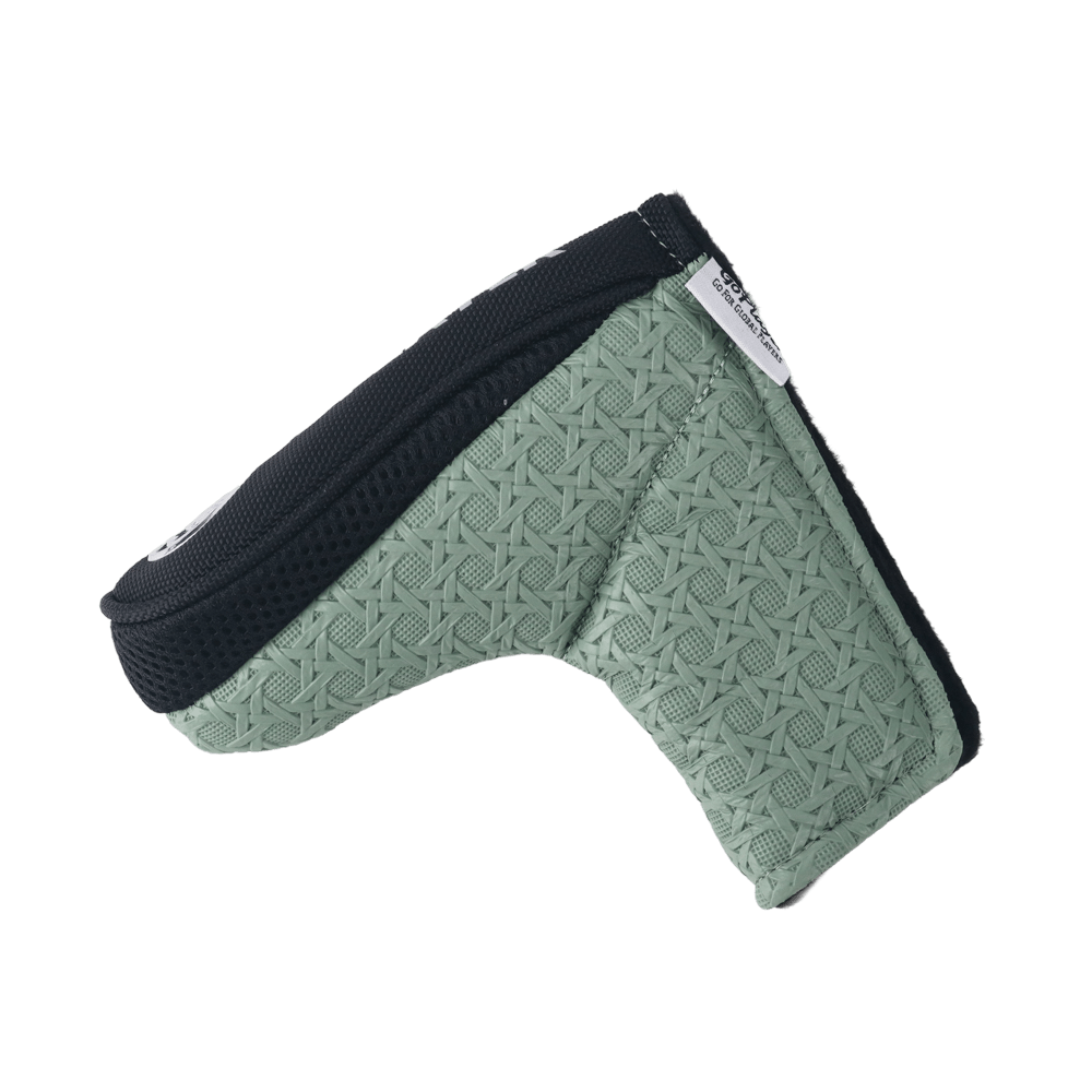 GoPlayer 型押しL型パターカバー(ライトグリーン)
