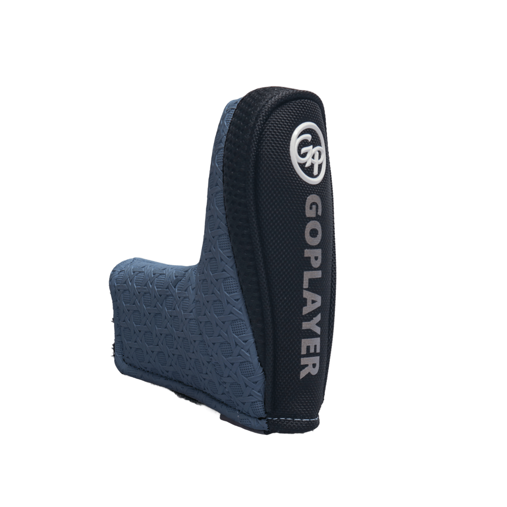 GoPlayer Embossed L Putter Cover (Dark Blue)
