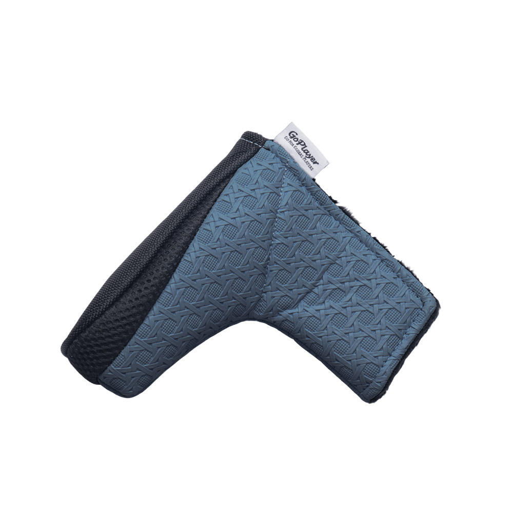 GoPlayer Embossed L Putter Cover (Dark Blue)