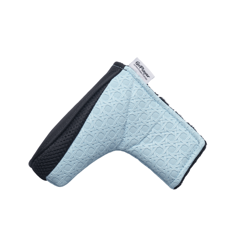 GoPlayer Embossed L Putter Cover (Light Blue)