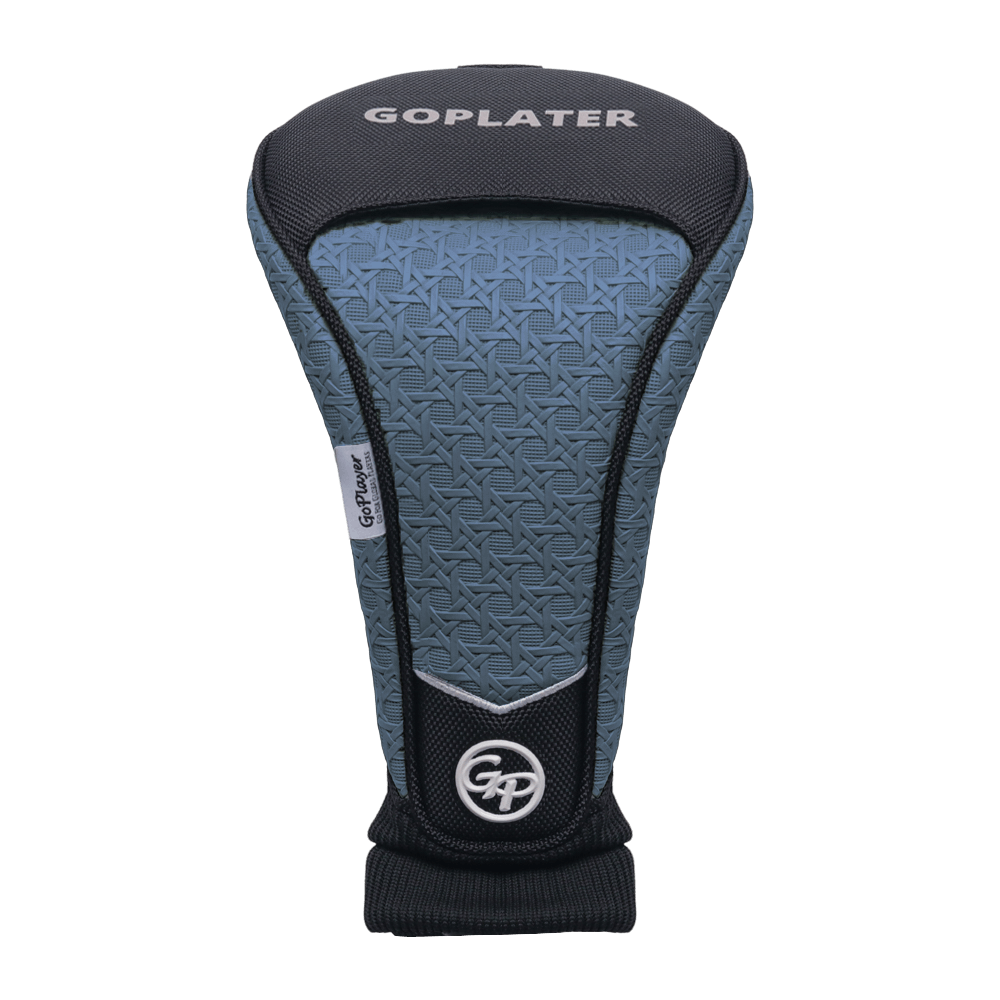 GoPlayer embossed No. 1 wood cover (dark blue)