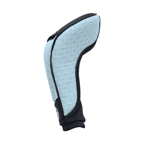 GoPlayer embossed No. 1 wood cover (light blue)