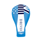 GoPlayer ドライバー カバー 西の国旗 (ライトブルー)