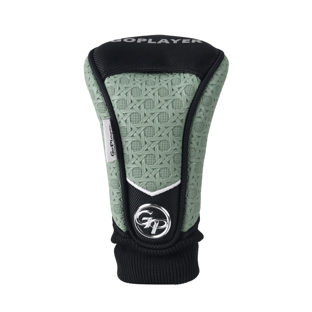 GoPlayer Embossed Fairway Wood Headcover (Light Green)