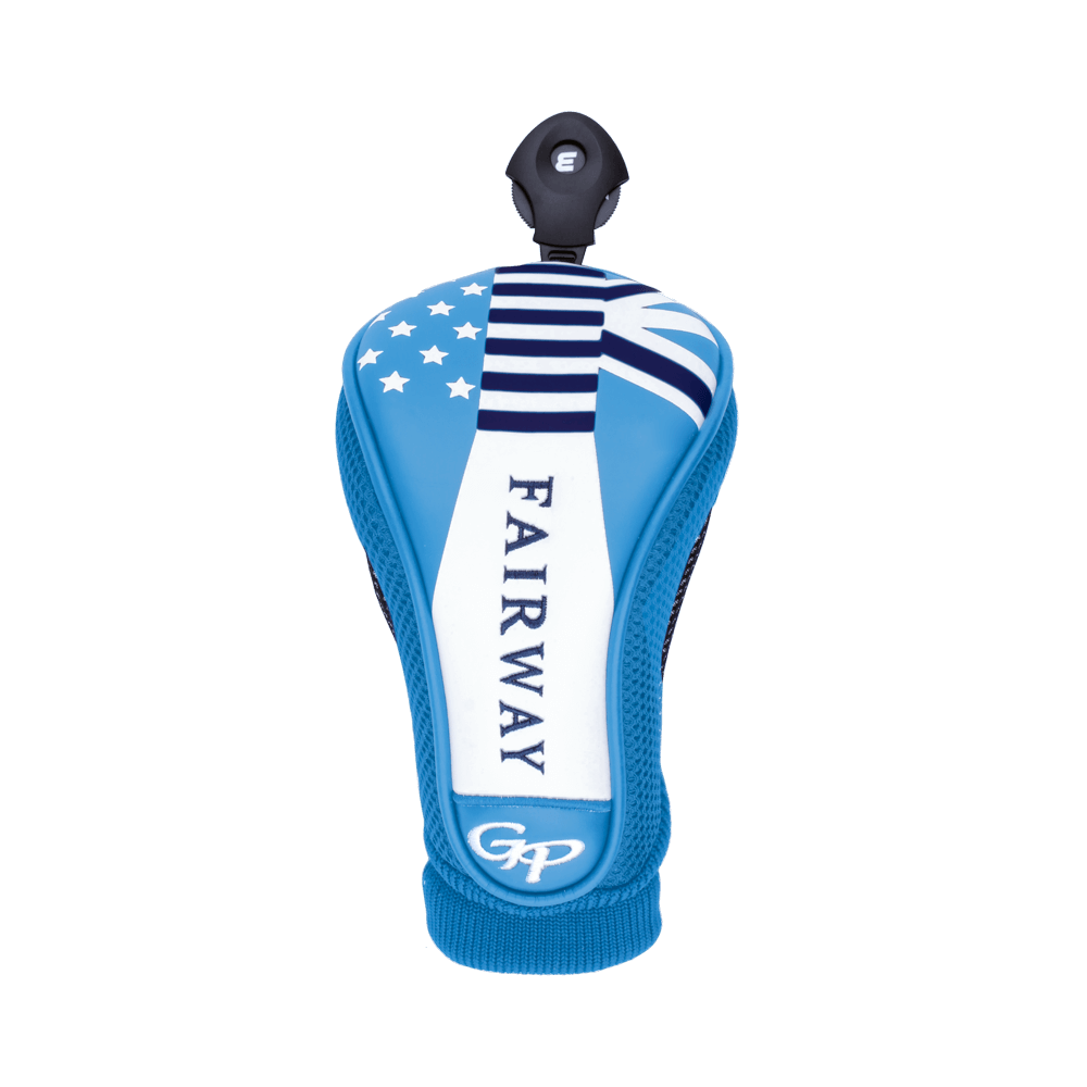 GoPlayer Fairway Wood Cover Western Flag (Light Blue)