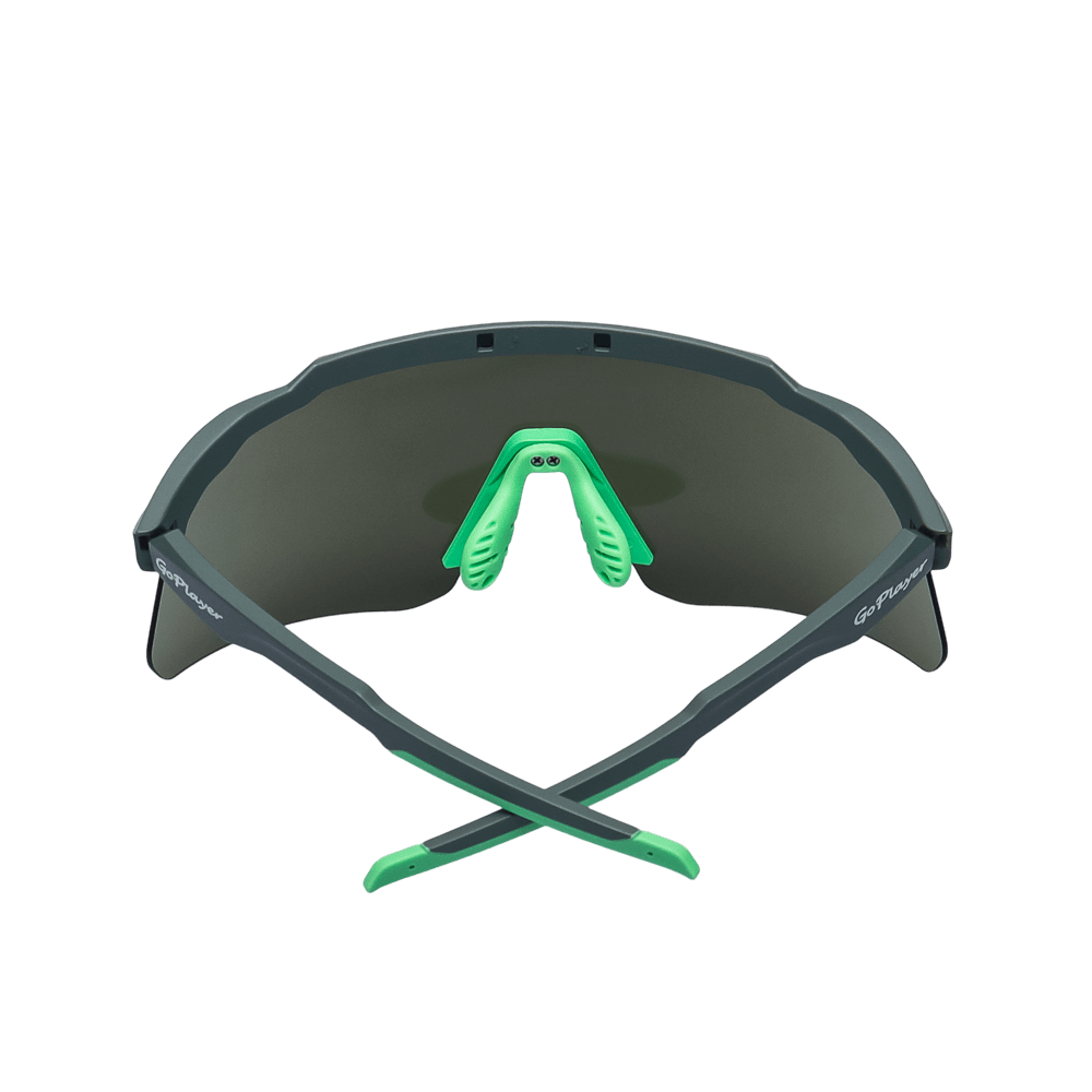 GoPlayer スポーツサングラス（水銀メッキのシルバーフレーム）