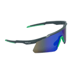 GoPlayer スポーツサングラス（シルバーフレーム、グリーンレンズ）