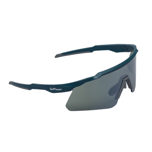GoPlayer sports sunglasses (blue frame with mercury plated lenses)
