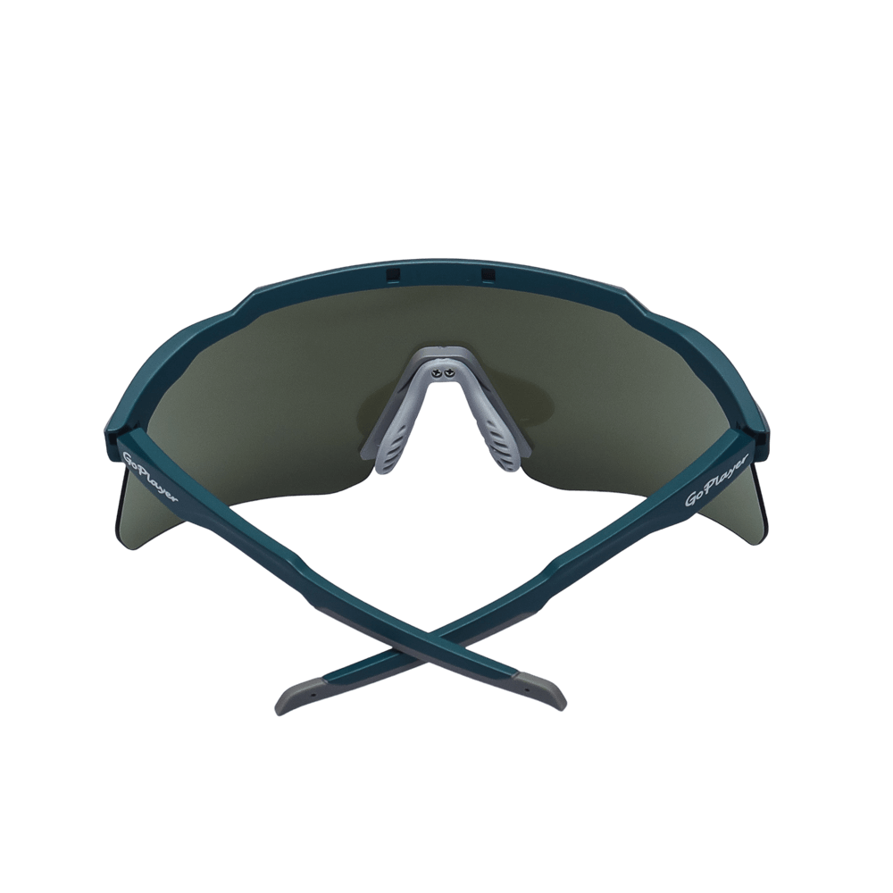 GoPlayer運動太陽眼鏡(藍框鍍水銀片)