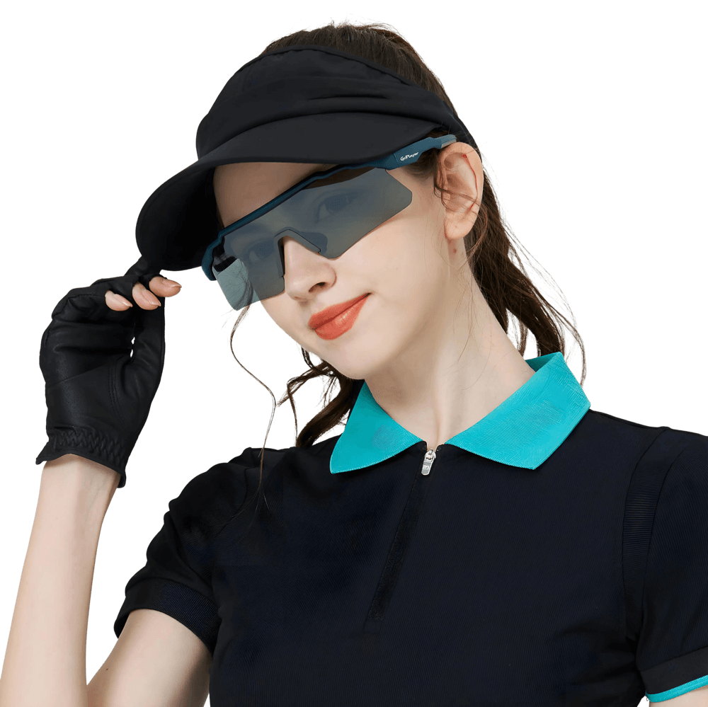 GoPlayer運動太陽眼鏡(藍框鍍水銀片)