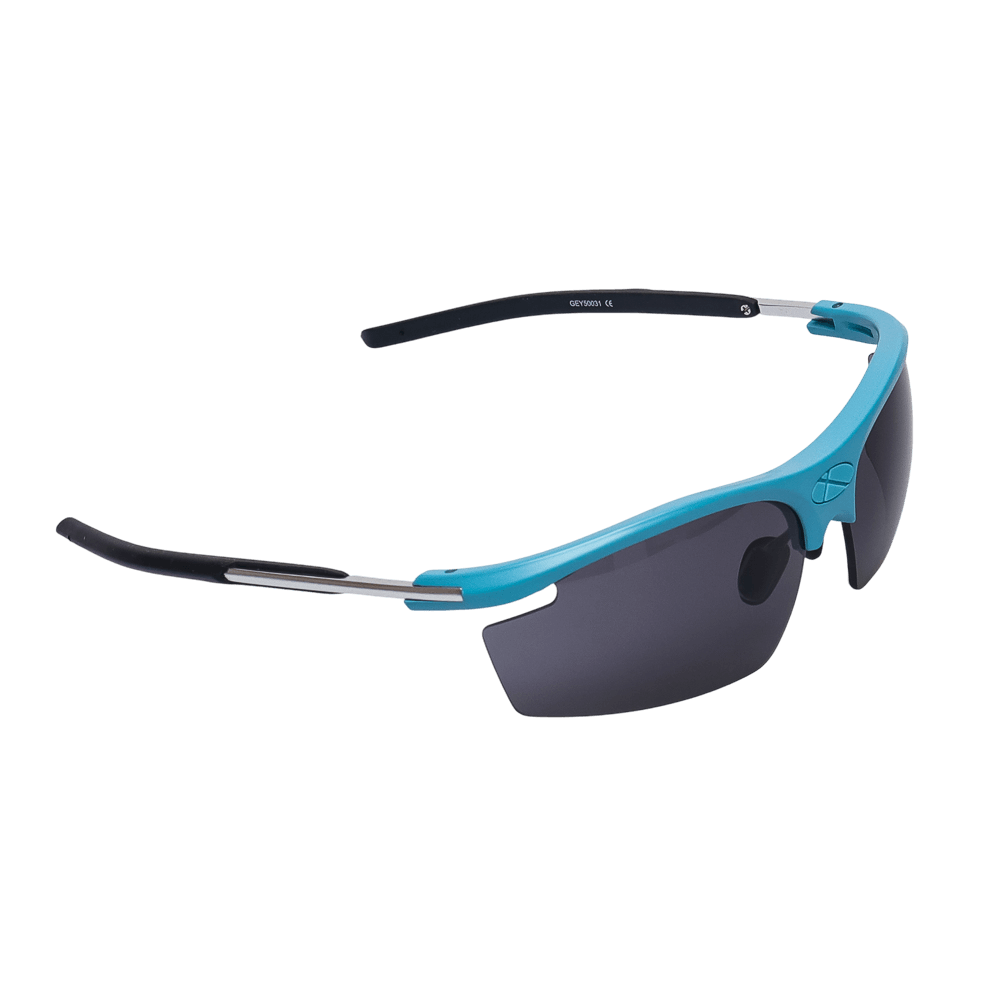 GoPlayer Lightweight Sunglasses (Light Blue Frame Gray Lenses)