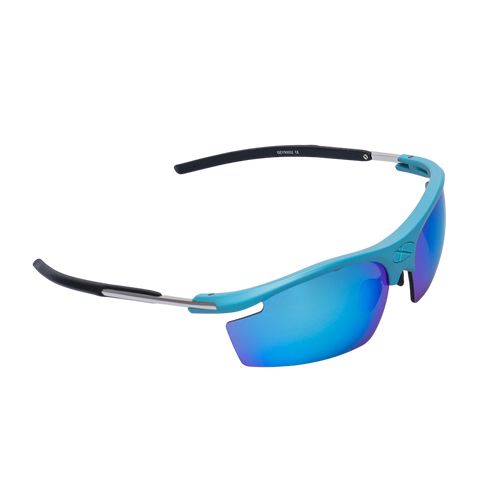GoPlayer Lightweight Sunglasses (Light Blue Frame with Blue Lenses)