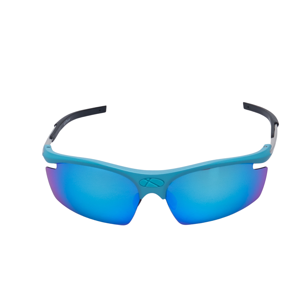 GoPlayer輕量太陽眼鏡(淺藍框鍍藍片)