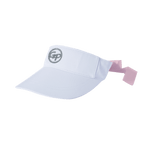 GoPlayer レディース リボン中空帽子 (ホワイト)