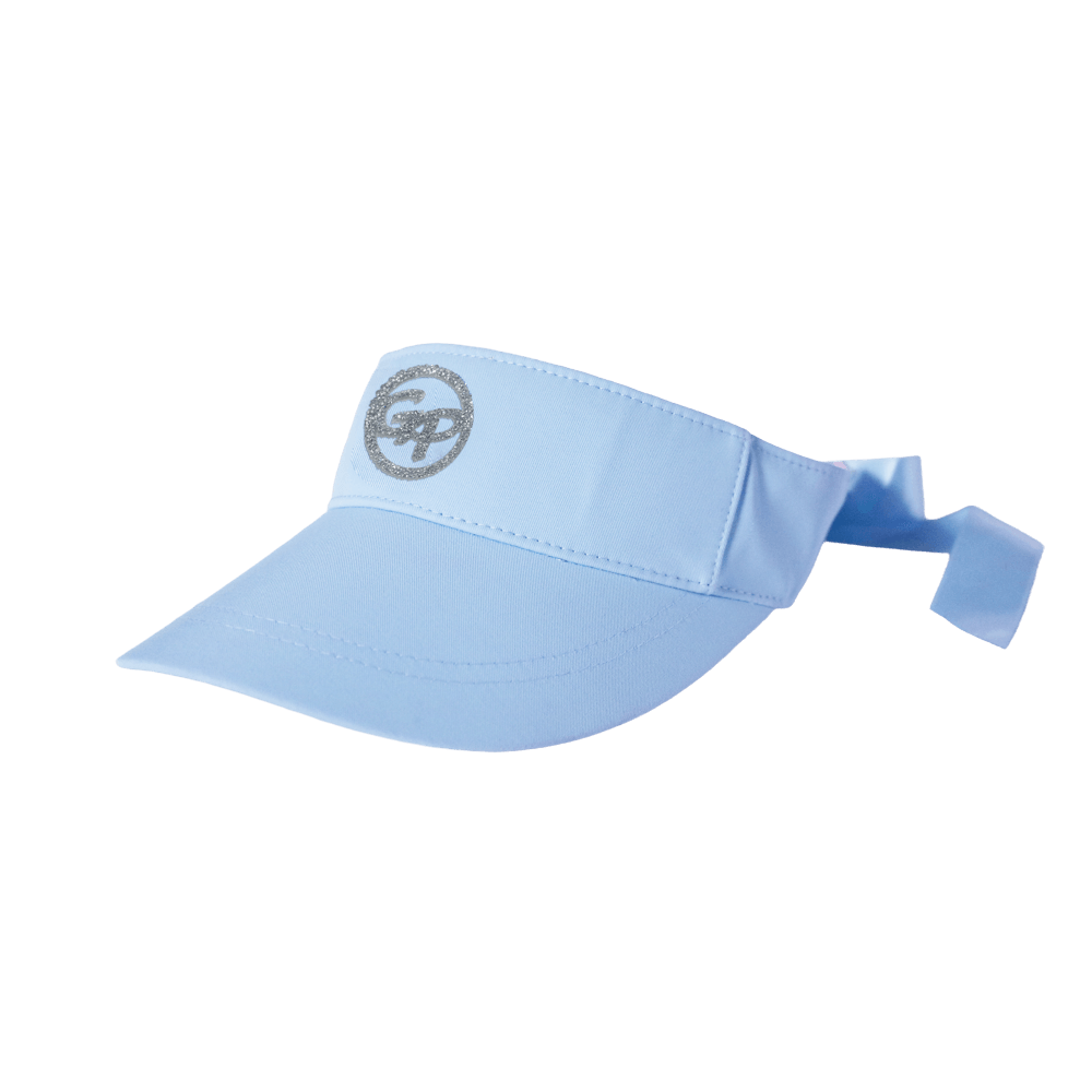 GoPlayer Women's Ribbon Hollow Hat (Pink Blue)