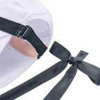 GoPlayer Women's Large Brim Folding Sun Hat (White)