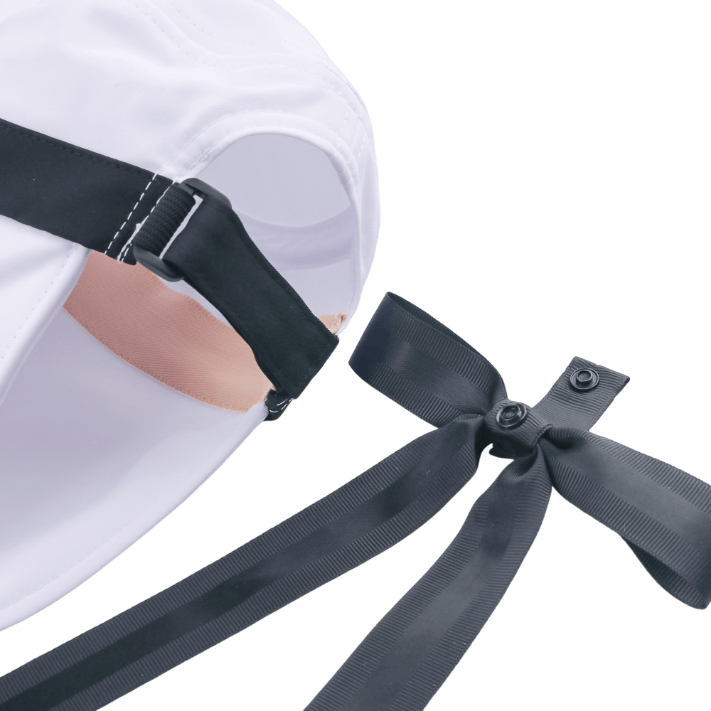 GoPlayer Women's Large Brim Folding Sun Hat (White)