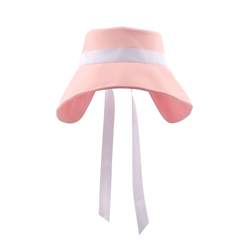 GoPlayer Women's Large Brim Folding Sun Hat (Pink)