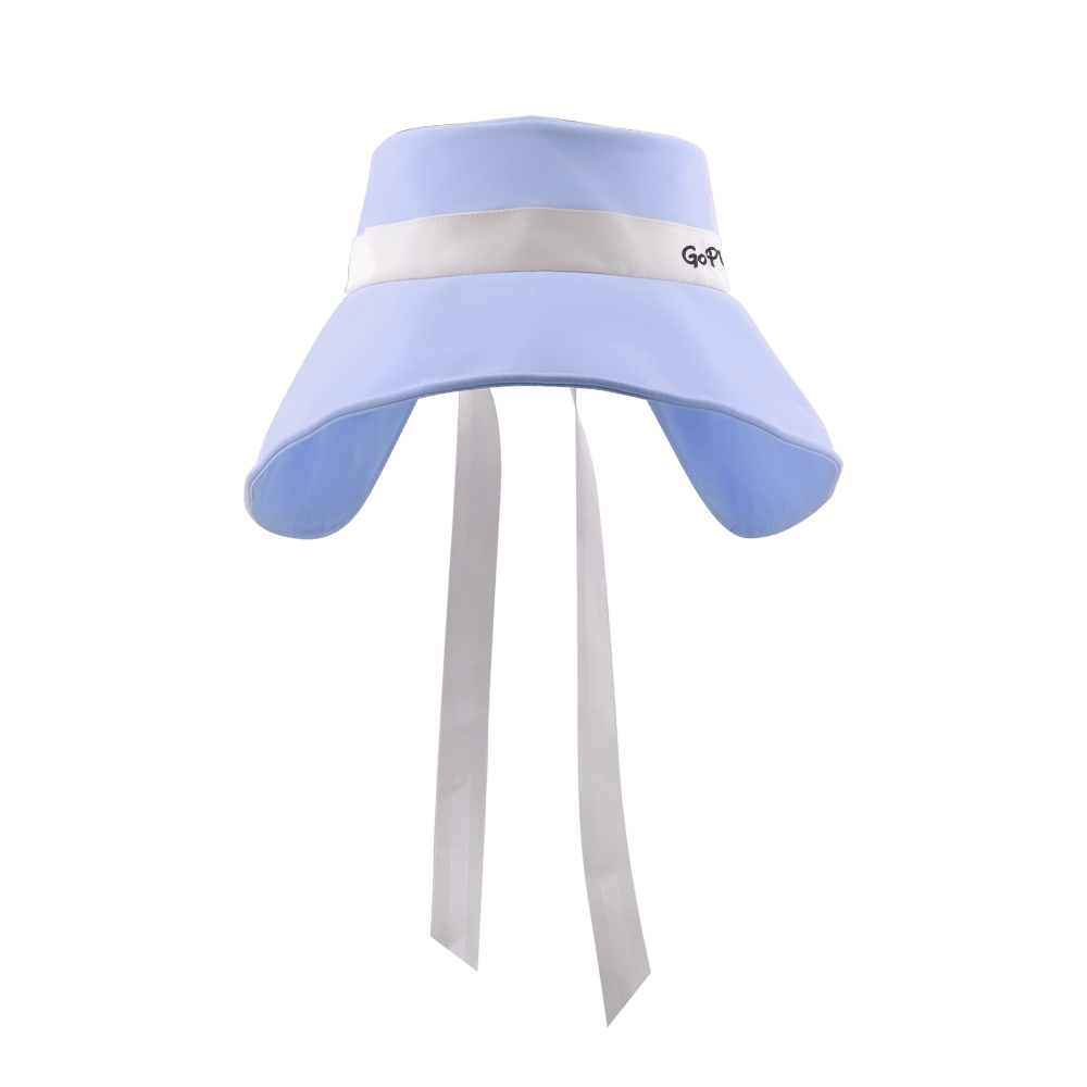 GoPlayer Women's Large Brim Folding Sun Hat (Pink)