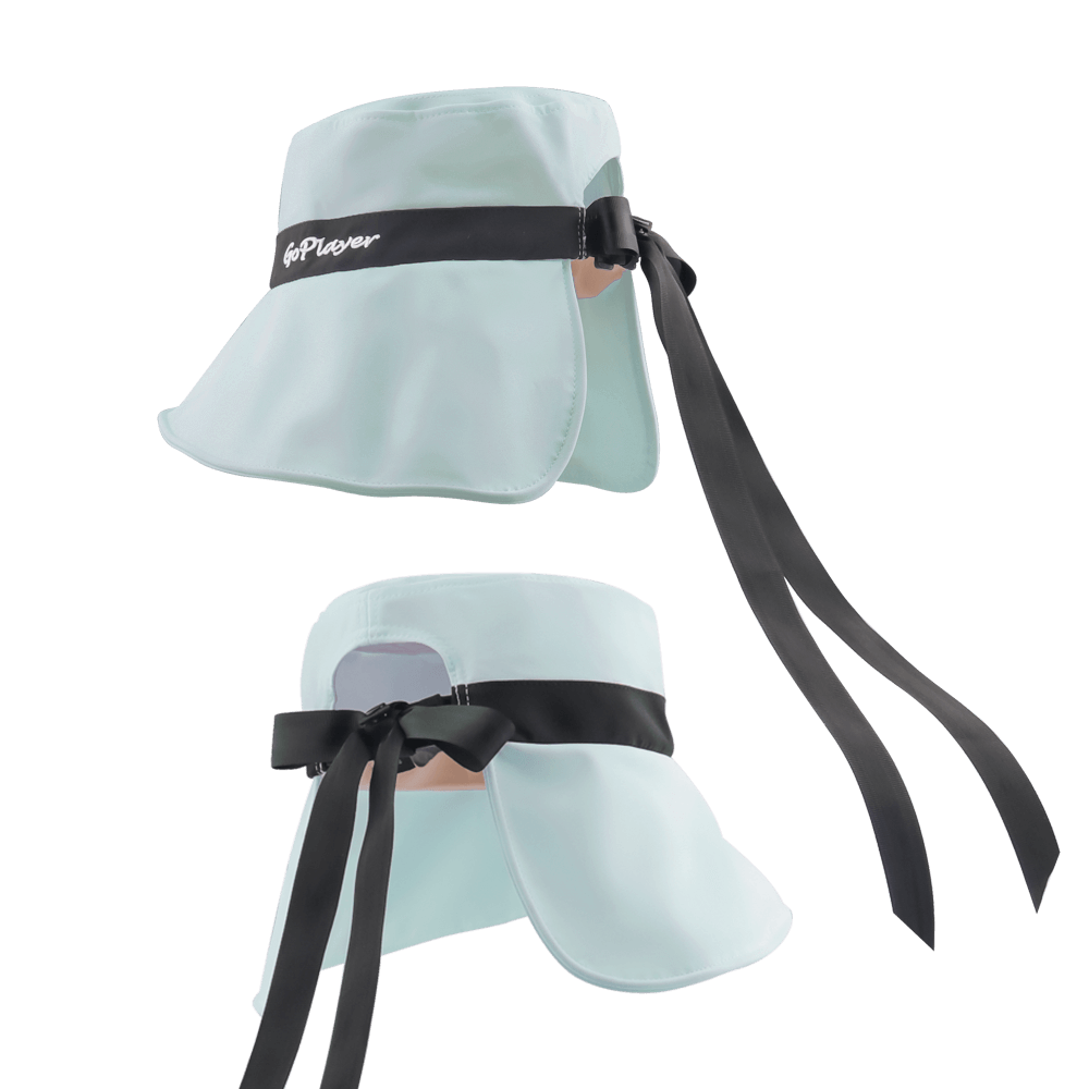 GoPlayer Women's Large Brim Folding Sun Hat (Pink)