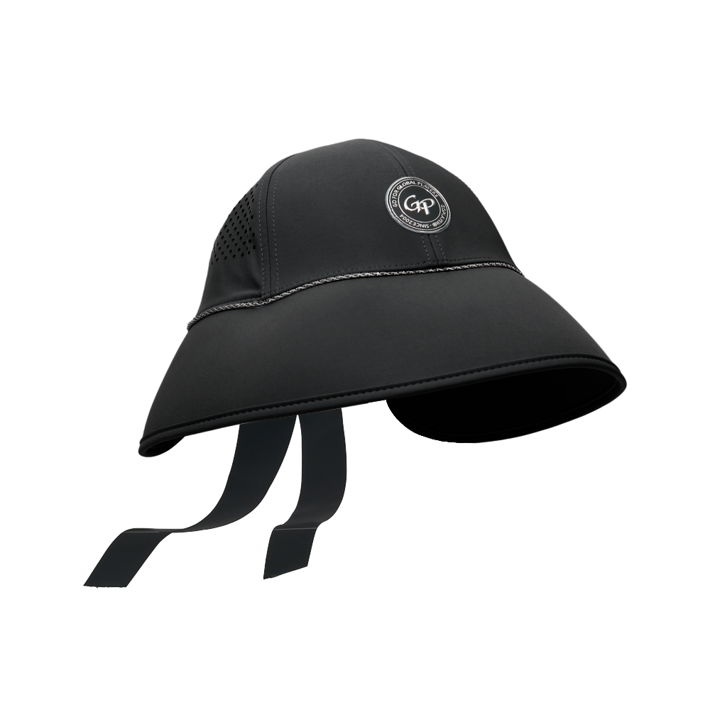 GoPlayer Women's Wide-brimmed Golf Cap (Black)