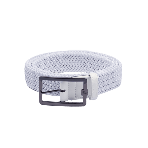 GoPlayer メンズ ゴルフ エラスティック ベルト (ホワイト)