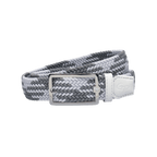 GoPlayer メンズ ゴルフ エラスティックベルト (ホワイト&amp;グレー)