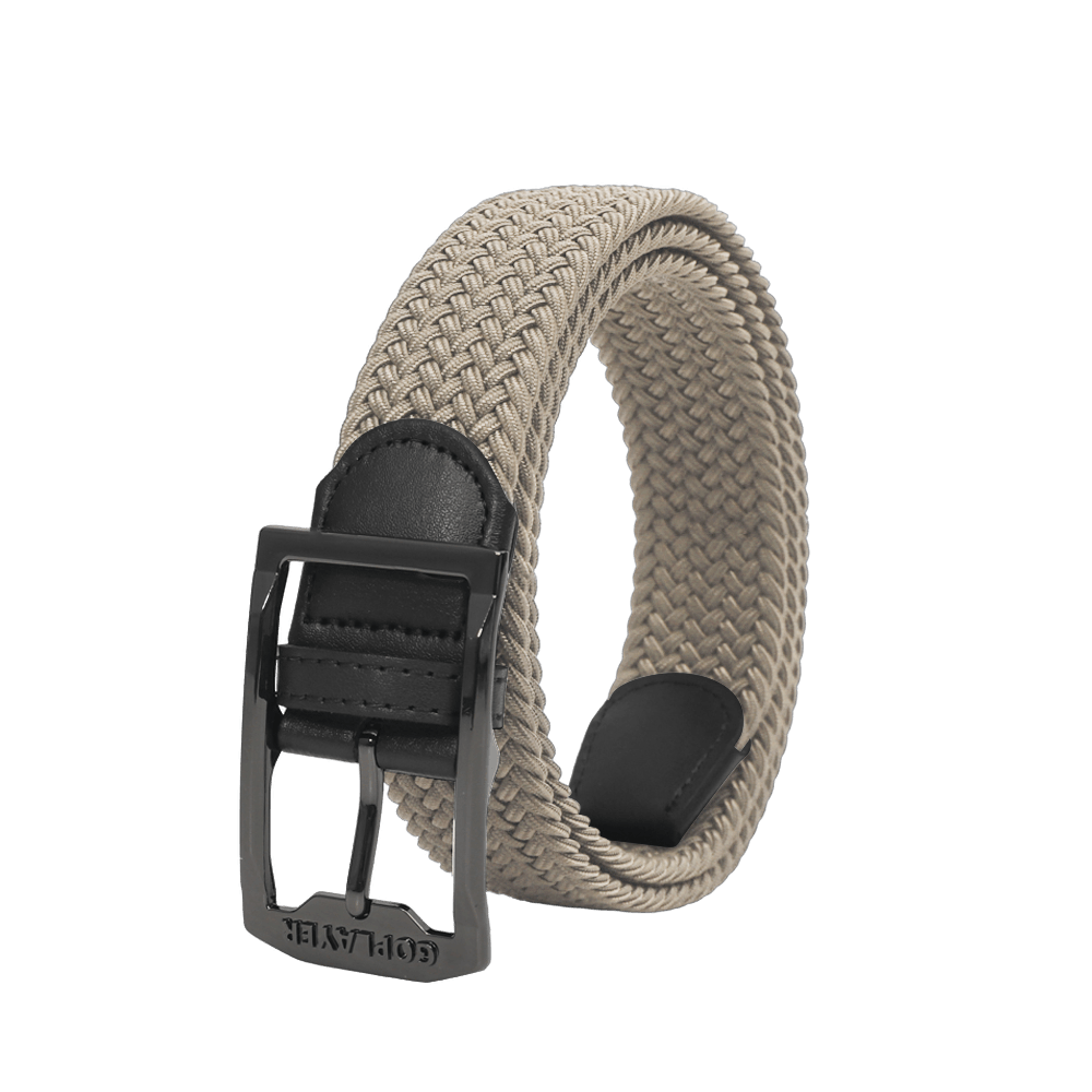 GoPlayer Men's Golf Woven Belt (Khaki)