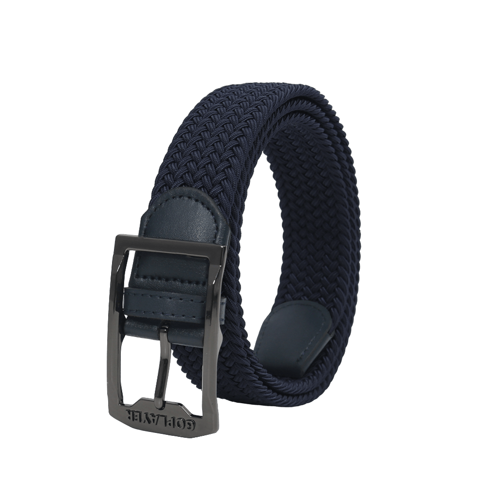 GoPlayer Men's Woven Golf Belt (Navy)