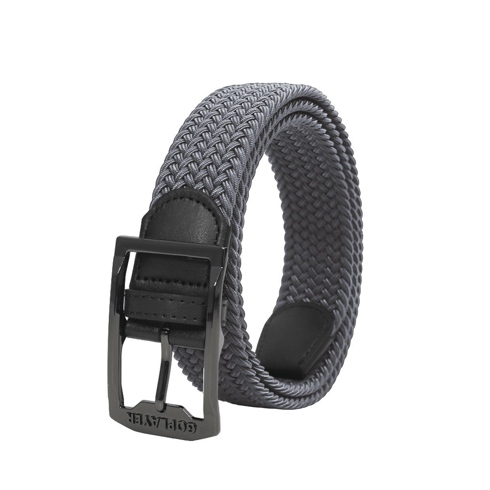 GoPlayer Men's Golf Woven Belt (Light Grey)