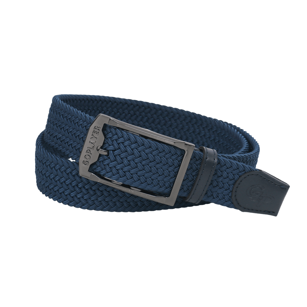 GoPlayer Men's Golf Woven Belt (Blue)