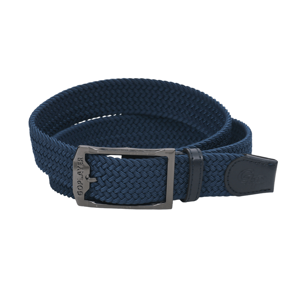 GoPlayer Men's Golf Woven Belt (Blue)
