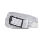 GoPlayer Men's Golf Woven Leather Belt (White)