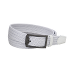 GoPlayer Men's Golf Woven Leather Belt (White)