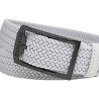 GoPlayer Men's Golf Woven Leather Belt (White)