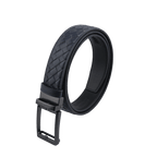 GoPlayer woven calfskin leather belt (black)