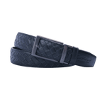 GoPlayer woven calfskin leather belt (black)