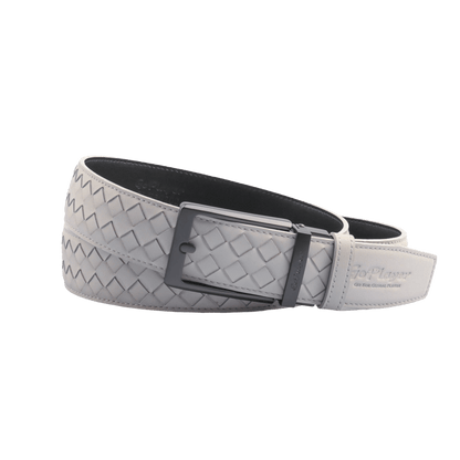 GoPlayer woven calfskin belt (off-white)