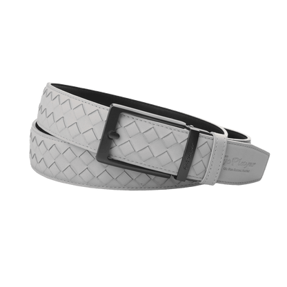 GoPlayer woven calfskin belt (off-white)