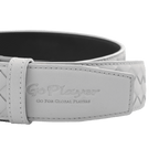 GoPlayer ウーブン カーフスキン ベルト (オフホワイト)