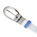 GP female 25mm double-sided buckle belt (white/sapphire blue)