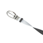 GP Women's 25mm Double Side Buckle Belt (White/Black)