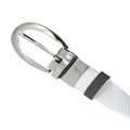 GP Women's 25mm Double Side Buckle Belt (White/Black)