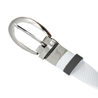 GP Women's 25mm Double Side Buckle Belt (White/Black)