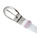 GP women's 25mm double-sided buckle belt (white/pink)