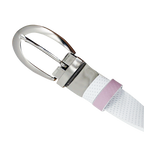 GP women's 25mm double-sided buckle belt (white/pink)